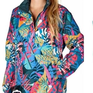 NWOT Lauren James Anorak Women's Hooded Pullover lightweight Jacket